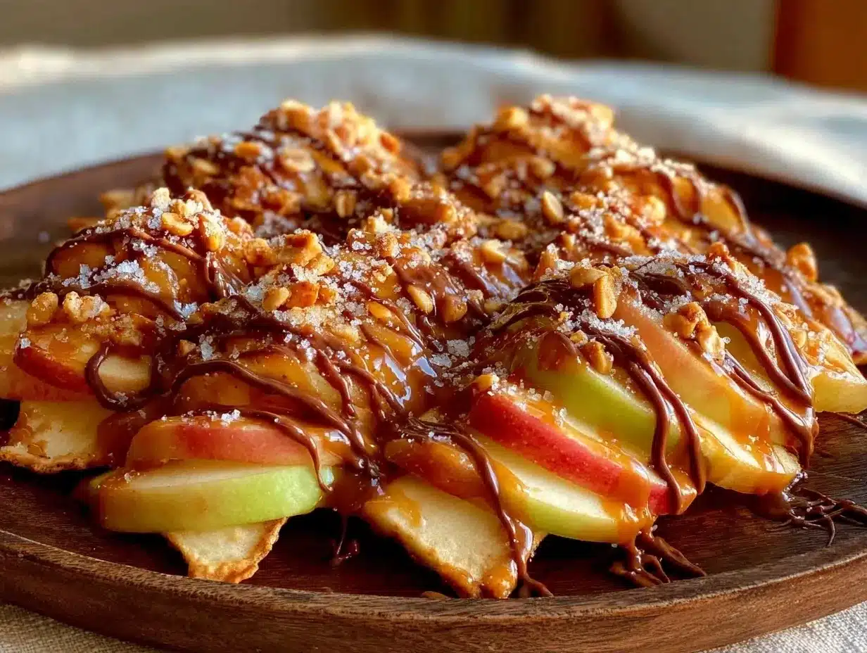 Caramel Apple Nachos: 4-Week Meal Prep Dessert 4 caramel apple nachos preparation steps