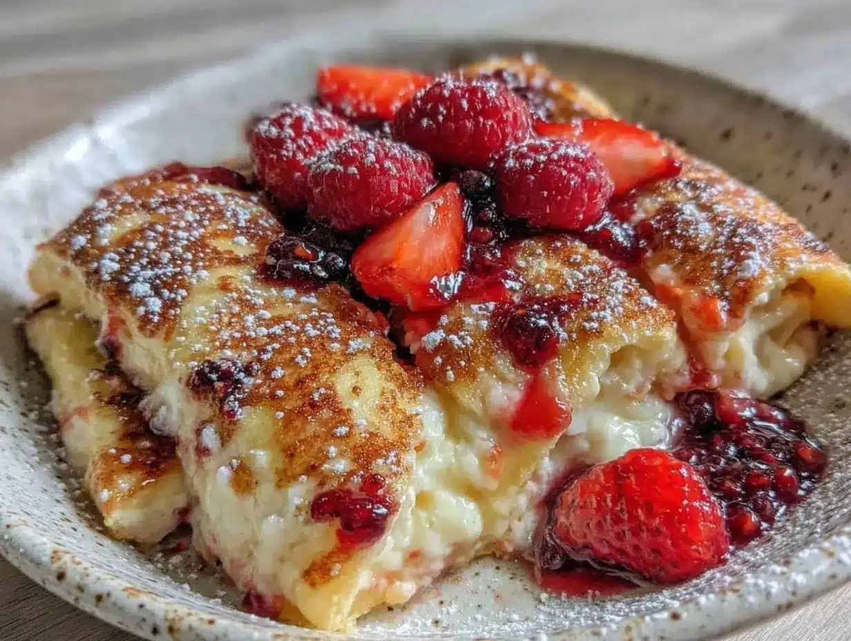 Cheese Blintz Casserole: Easy Holiday Breakfast 4 cheese blintz casserole preparation steps