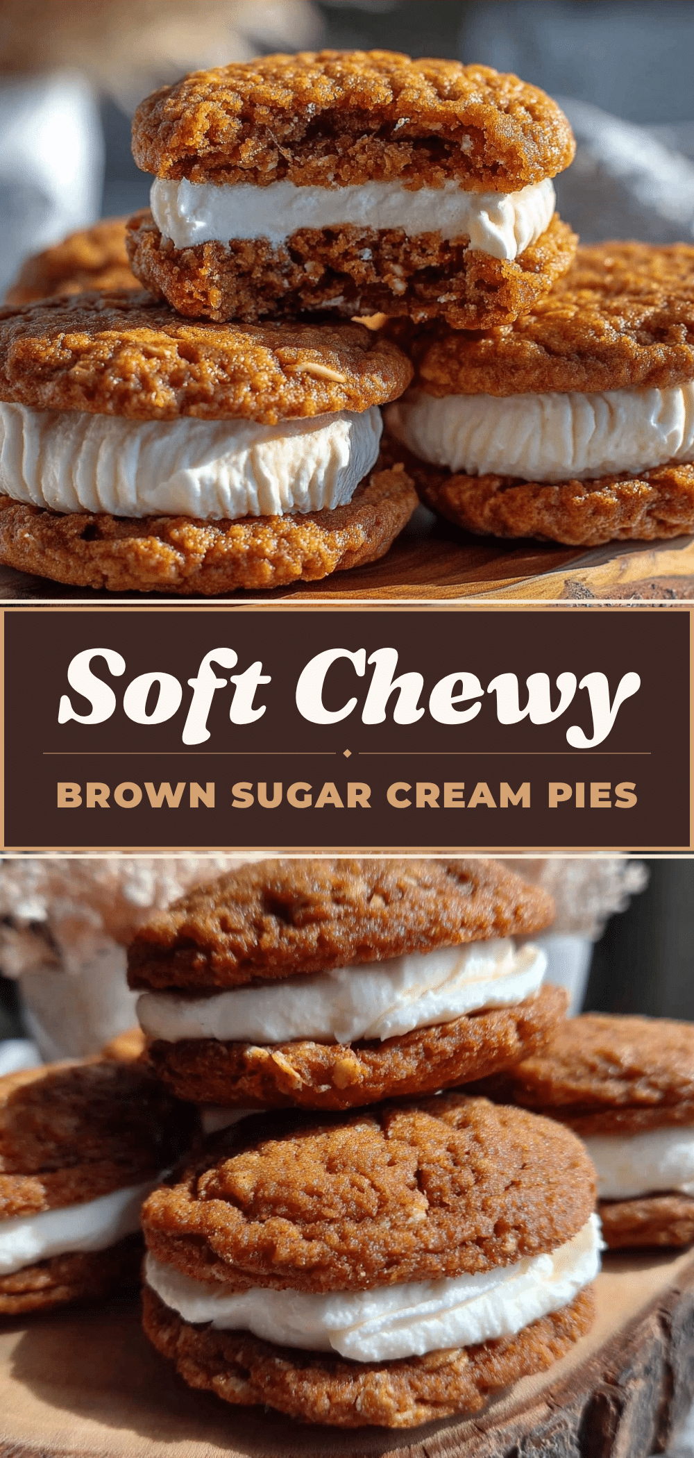 Chewy Brown Sugar Oatmeal Cream Pies: Soft & Chewy 5 chewy brown sugar oatmeal cream pies recipe