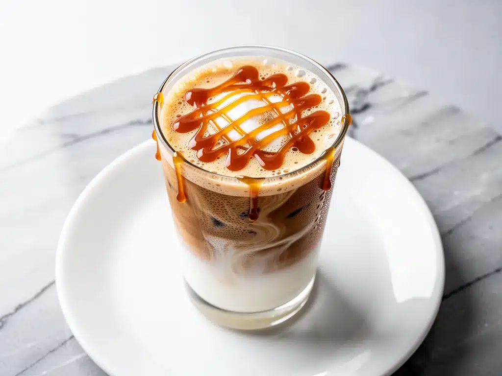 Copycat Starbucks Caramel Macchiato: Best Homemade Vanilla Syrup 4 copycat Starbucks caramel macchiato preparation steps