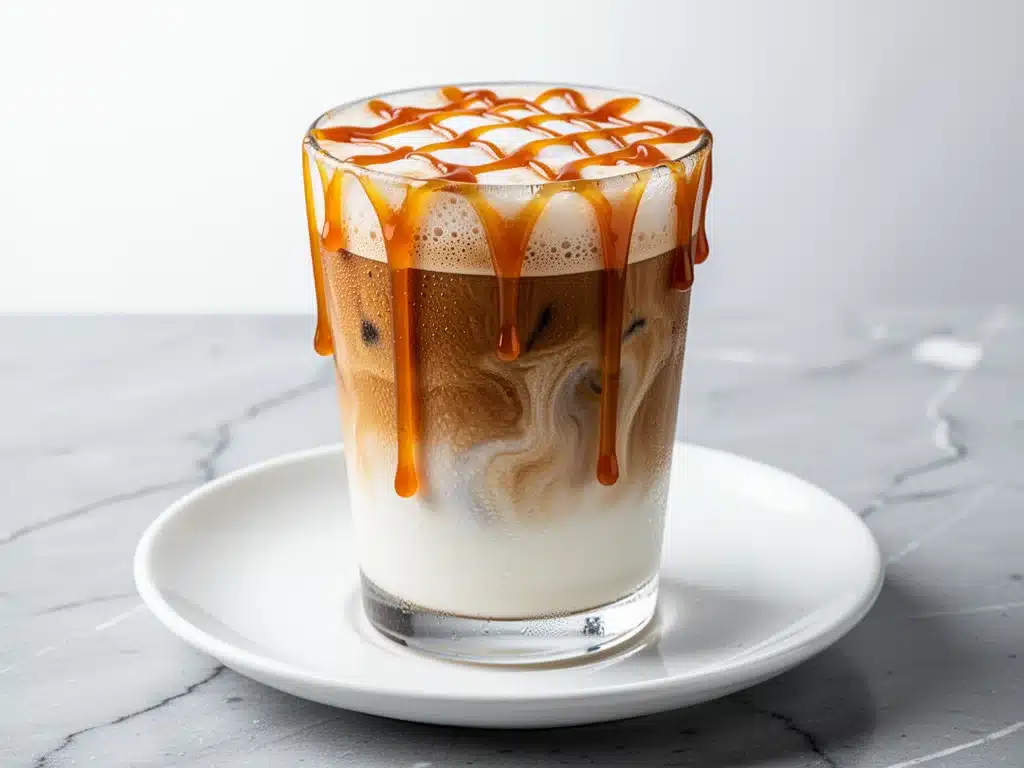 copycat Starbucks caramel macchiato - featured image