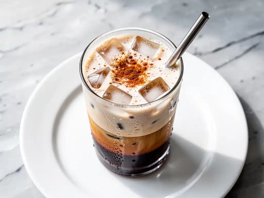Copycat Starbucks Iced Brown Sugar Oatmilk Espresso: Easy Cinnamon Latte 4 Copycat Starbucks Iced Brown Sugar Oatmilk Espresso preparation steps