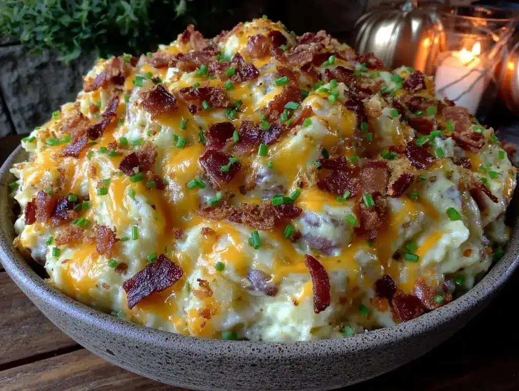 cream cheeseburger potato soup - featured image