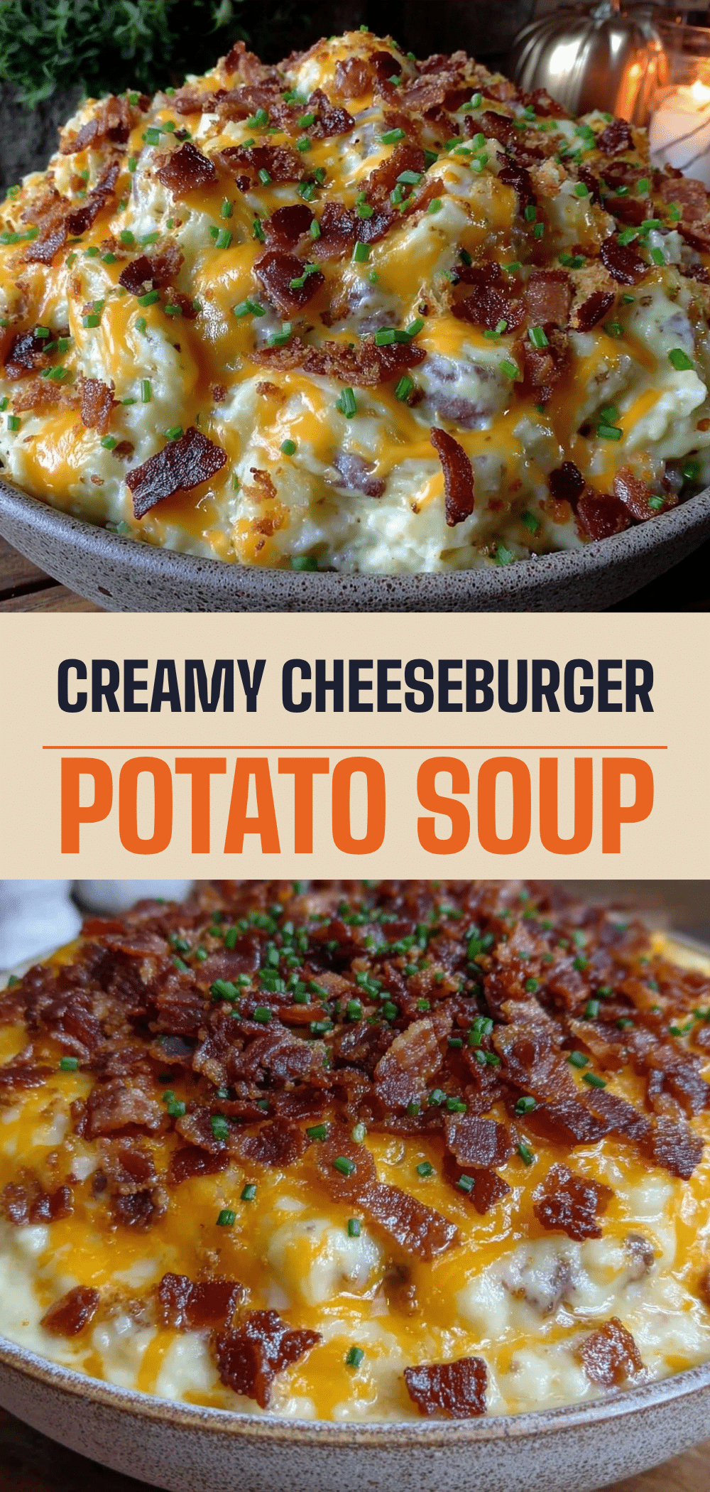 Creamy Cheeseburger Potato Soup: 4 Easy Meal Prep Bowls 5 cream cheeseburger potato soup recipe