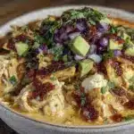 creamy chicken tortilla soup - featured image