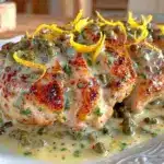 creamy lemon butter chicken piccata - featured image