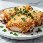 Crispy Air Fryer Parmesan Crusted Chicken Thighs - featured image