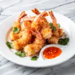 crispy baked coconut shrimp - featured image