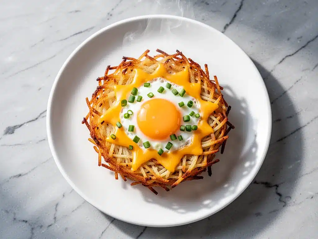 Crispy Hash Brown Egg Nests: Easy Pinterest Recipe 4 Crispy Hash Brown Egg Nests preparation steps
