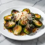 crispy smashed Brussels sprouts - featured image
