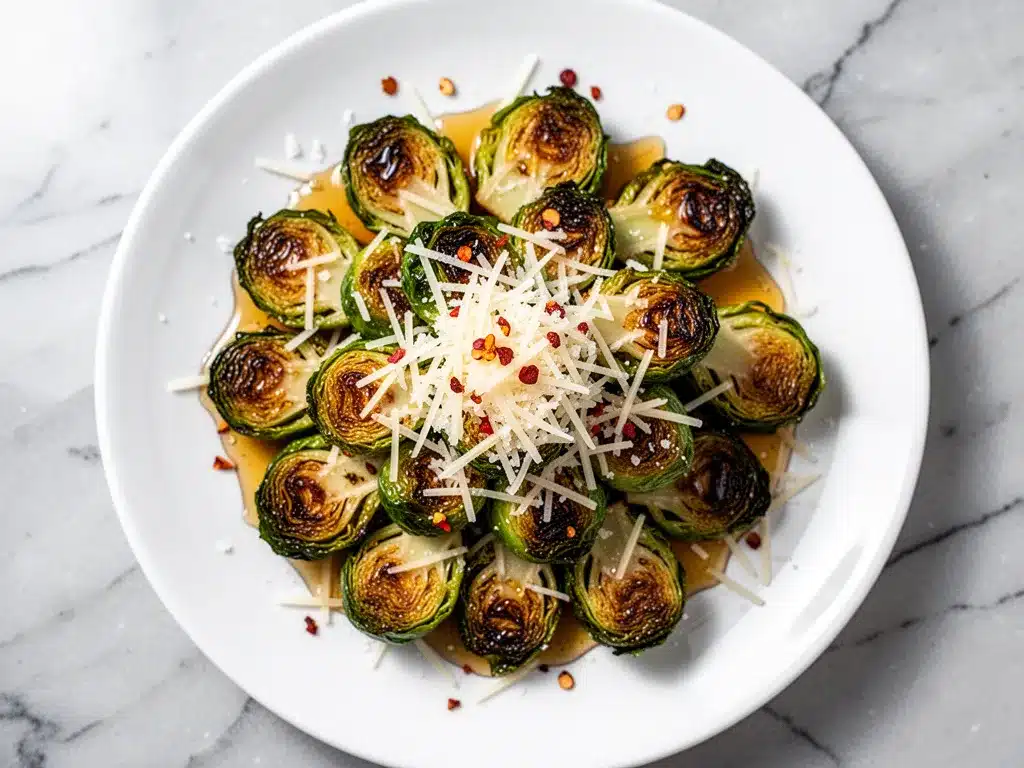 Crispy Smashed Brussels Sprouts: Best Hot Honey Side Dish 4 crispy smashed Brussels sprouts preparation steps