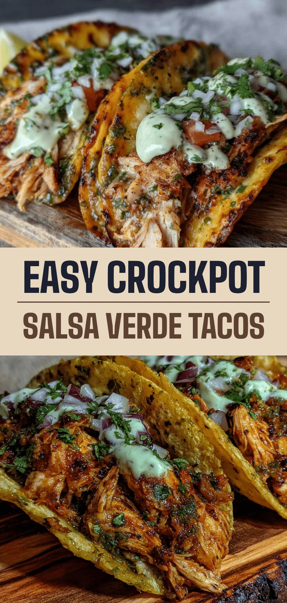 Salsa Verde Chicken Tacos: Best Seasonal Weeknight Dinner 5 Crockpot Salsa Verde Chicken Tacos recipe