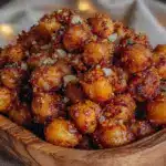 crunchy air fryer chickpeas - featured image
