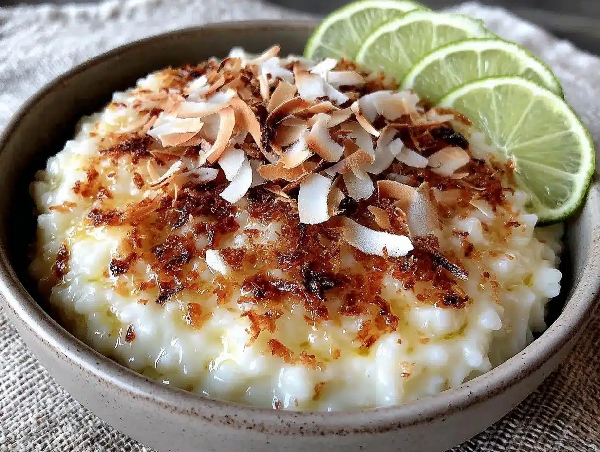 Dairy-Free Coconut Lime Rice Pudding Kids Will Help Make 4 dairy-free coconut lime rice pudding preparation steps