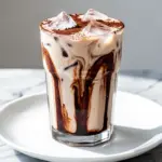 dairy-free iced mocha with oat milk - featured image