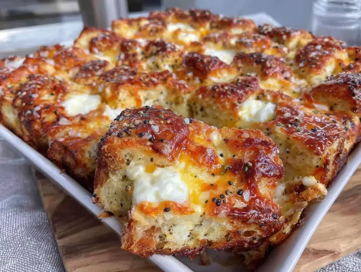 Everything Bagel Strata: 1-Pan Holiday Br 1 everything bagel strata preparation steps