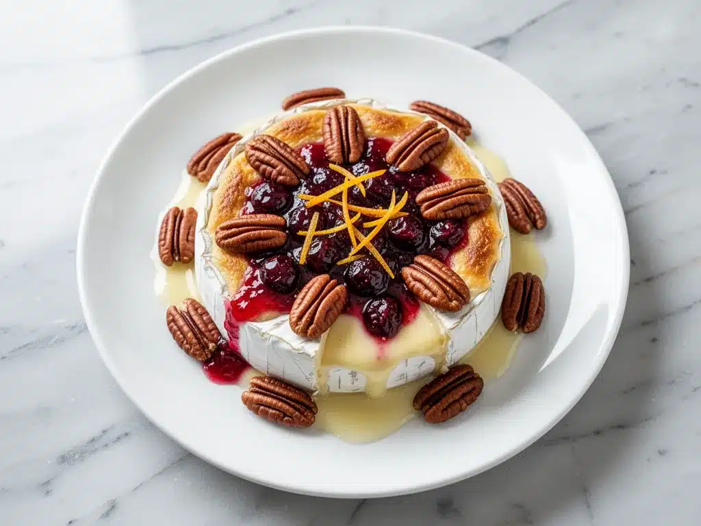 Fall Baked Brie with Cranberry Orange Jam: 5 Easy Party App 4 fall baked brie with cranberry orange jam preparation steps