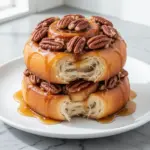 fall caramel pecan sticky buns - featured image