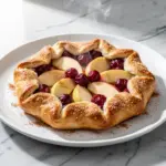fall cranberry apple galette - featured image