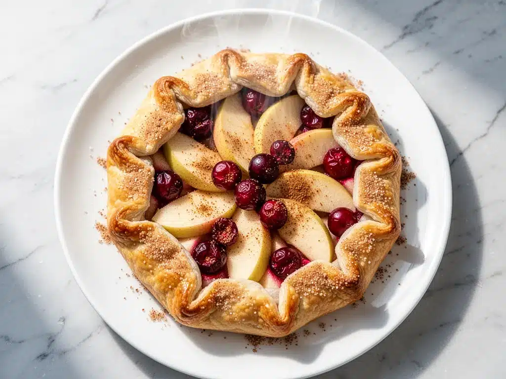 Fall Cranberry Apple Galette: Easy Holiday Dessert 4 fall cranberry apple galette preparation steps