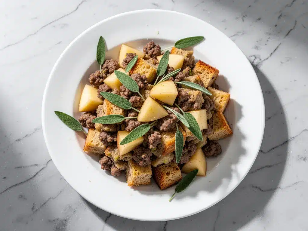 Fall Harvest Sausage and Apple Stuffing: Easy 30-Minute Dinner 4 fall harvest sausage and apple stuffing preparation steps
