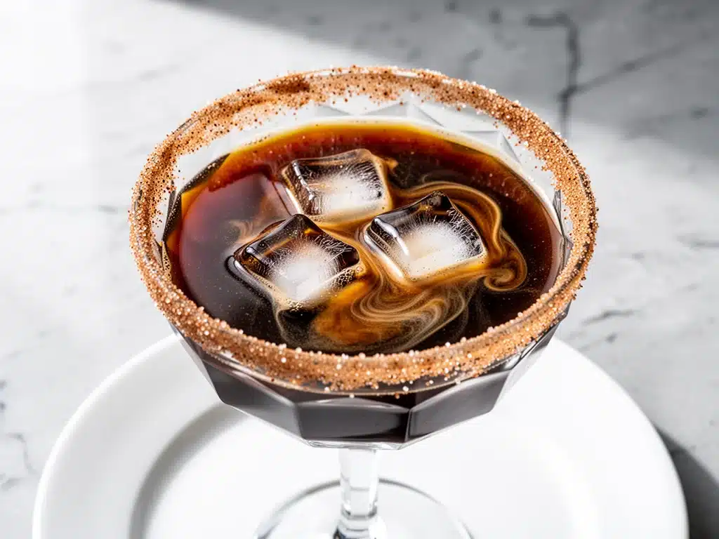 fall salted maple espresso martini - featured image