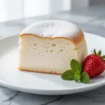 fluffy Japanese cotton cheesecake - featured image