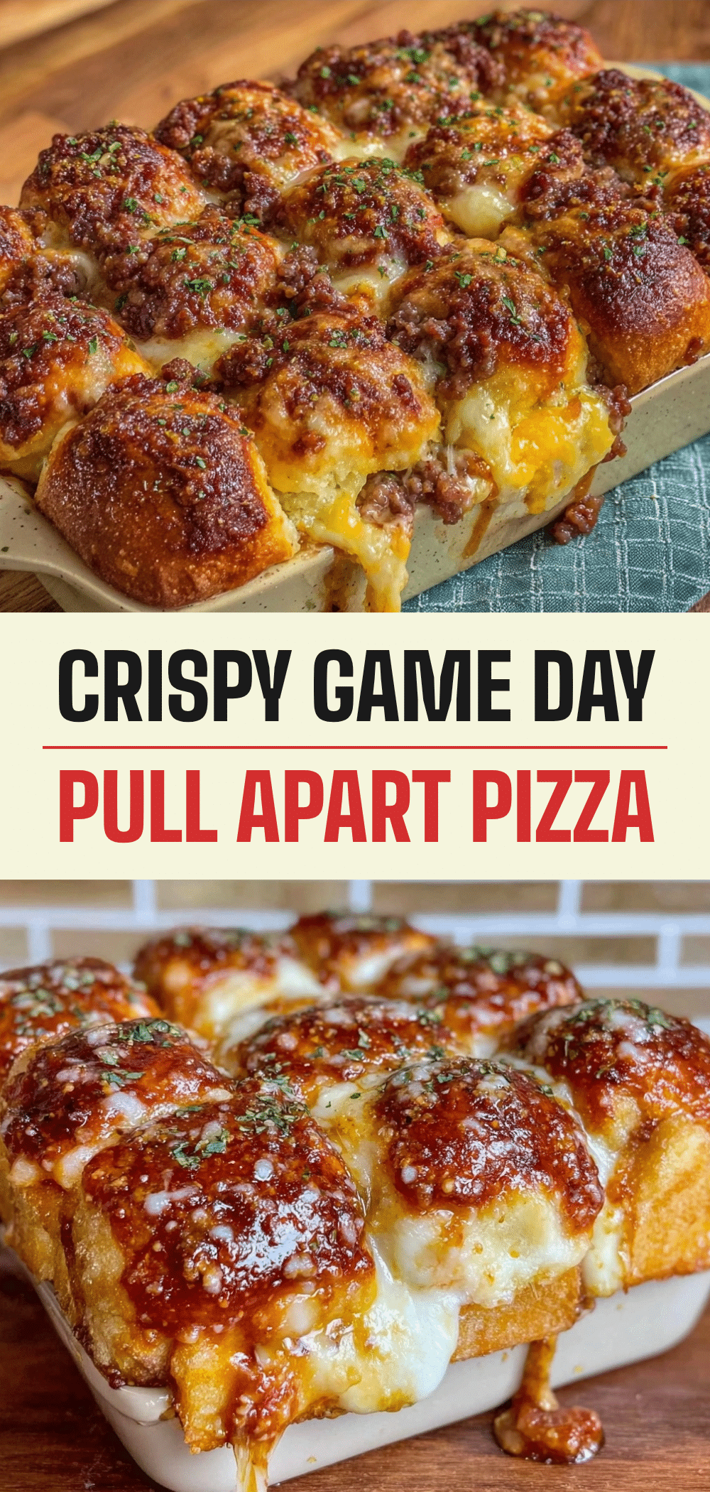 Football Game Day Pull Apart Pizza Sliders 5 Football Game Day Pull Apart Pizza Sliders recipe