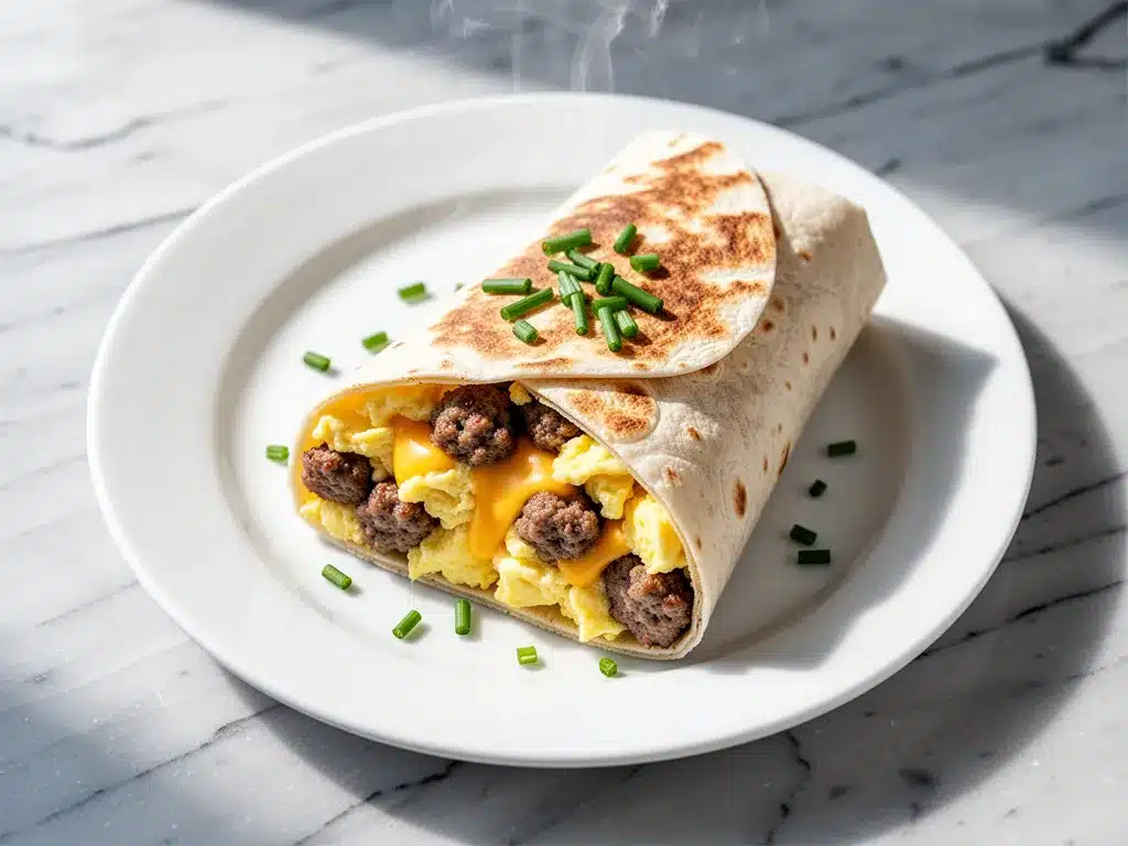 Make-Ahead Freezer Breakfast Burritos: 5 Easy Sausage & Egg Recipes 4 freezer breakfast burritos preparation steps