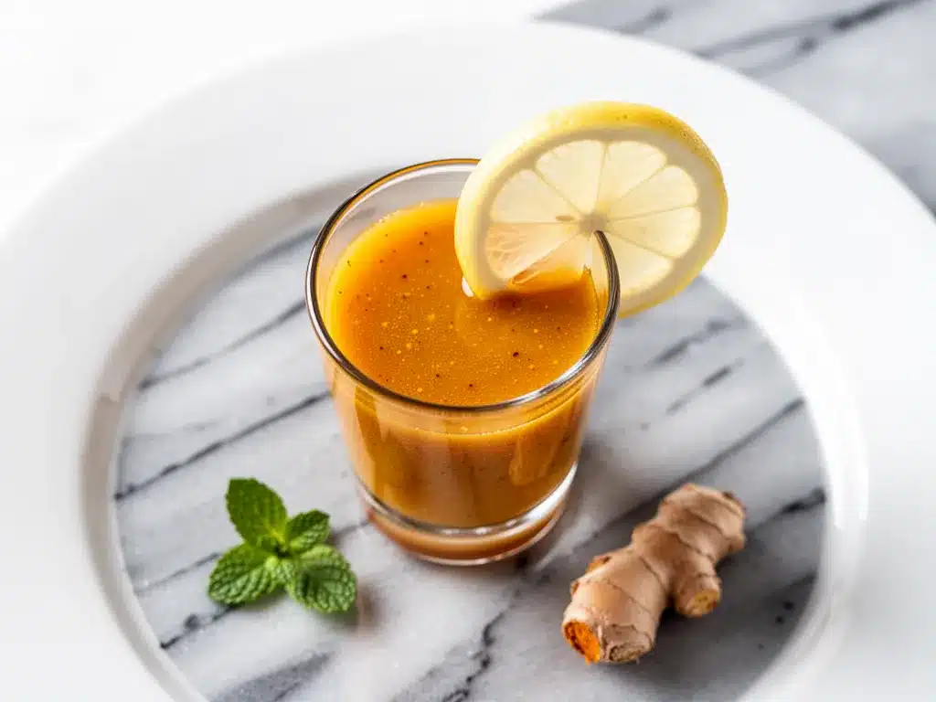 Fresh Ginger Turmeric Immunity Shot: Easy 5-Minute Recipe 4 fresh ginger turmeric immunity shot preparation steps