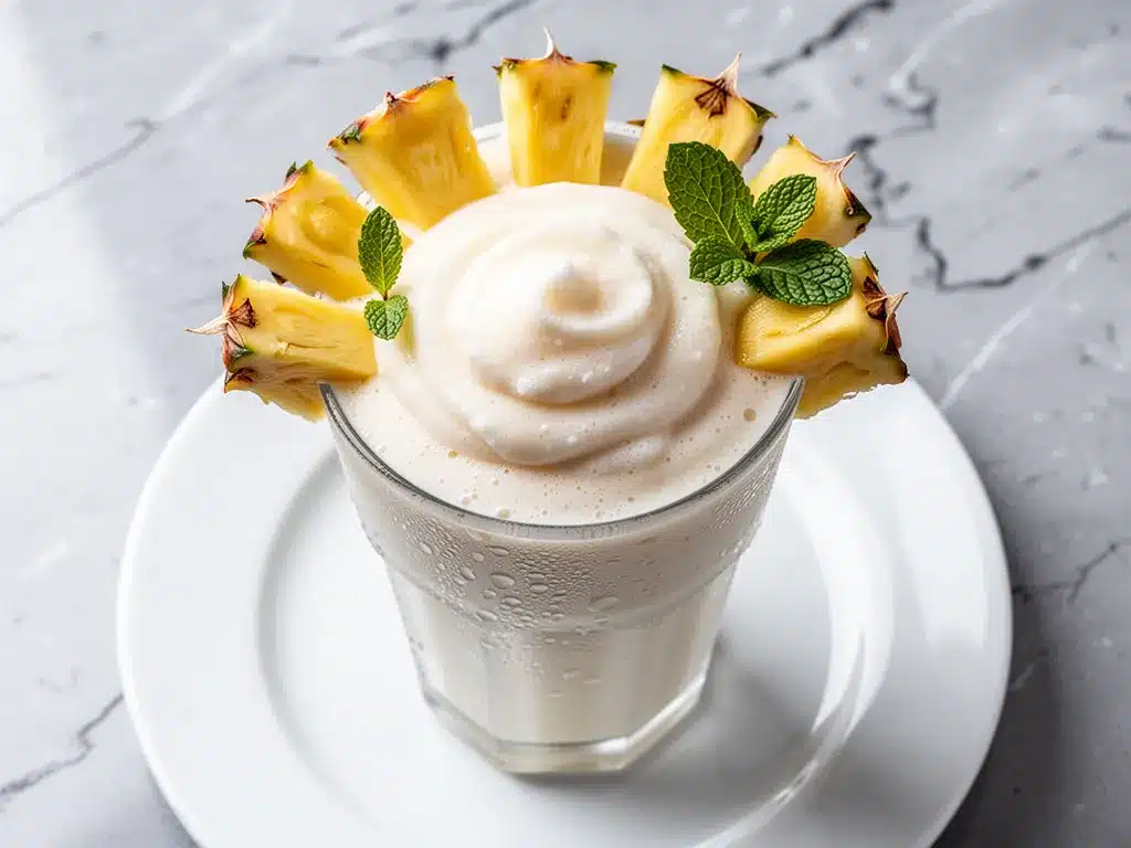 Creamy Restaurant-Style Frozen Piña Colada: Best 3-Ingredient Recipe 4 frozen piña colada preparation steps