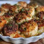 garlic butter baked scallops - featured image