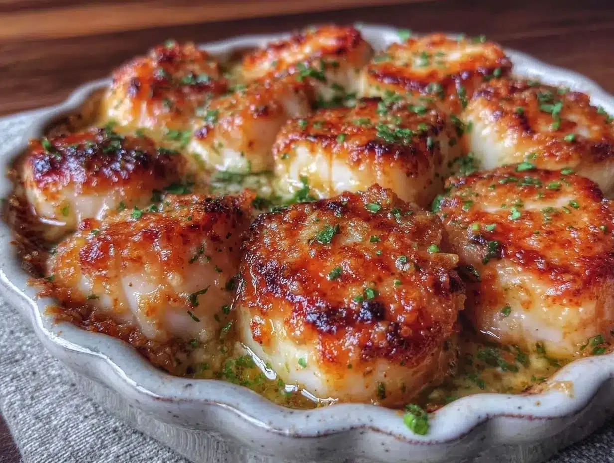 Garlic Butter Baked Scallops: 10-Min Easy Dinner 4 garlic butter baked scallops preparation steps
