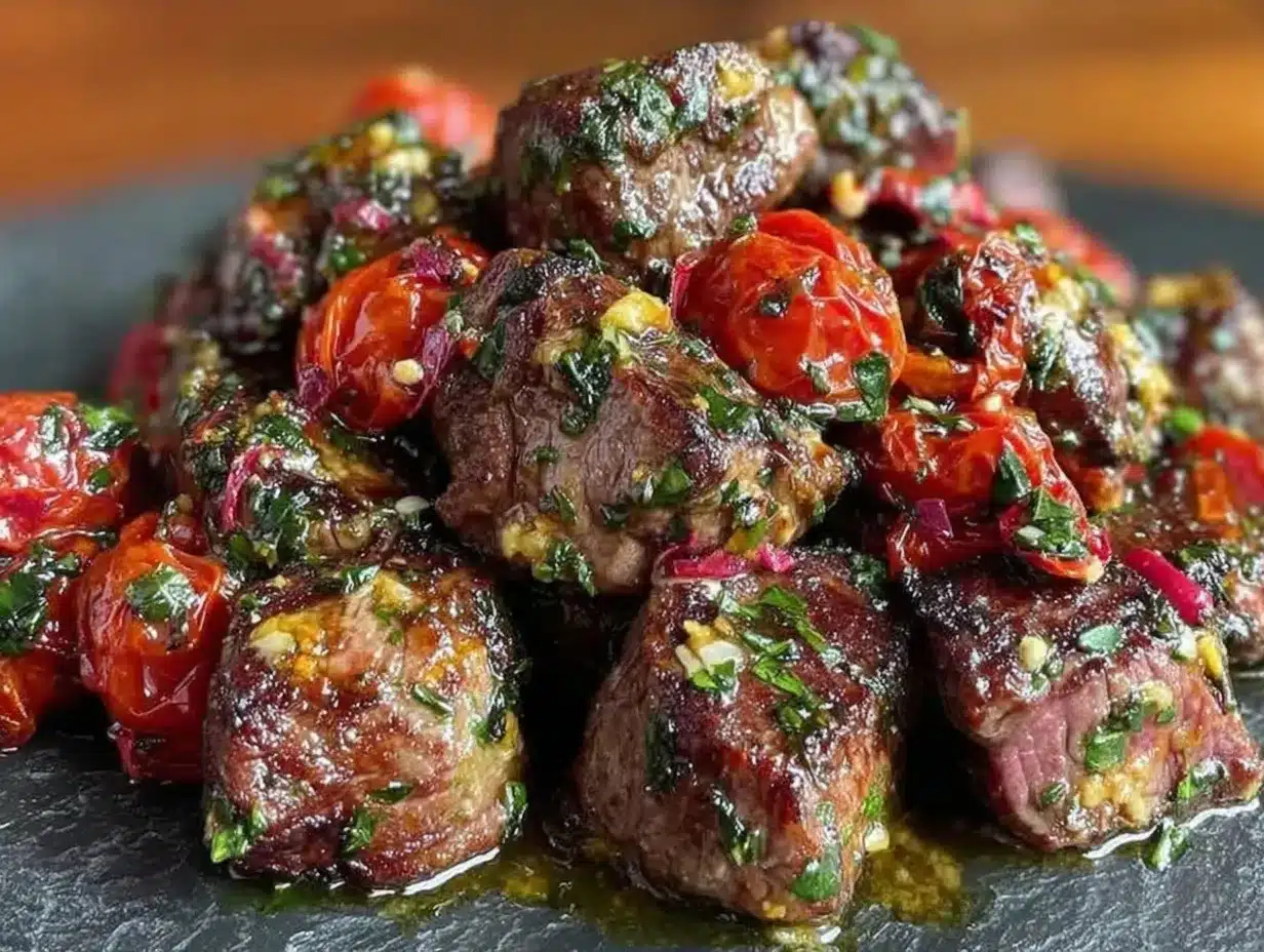 Garlic Butter Steak Bites: Best Gluten-Free Recipe 4 garlic butter steak bites preparation steps