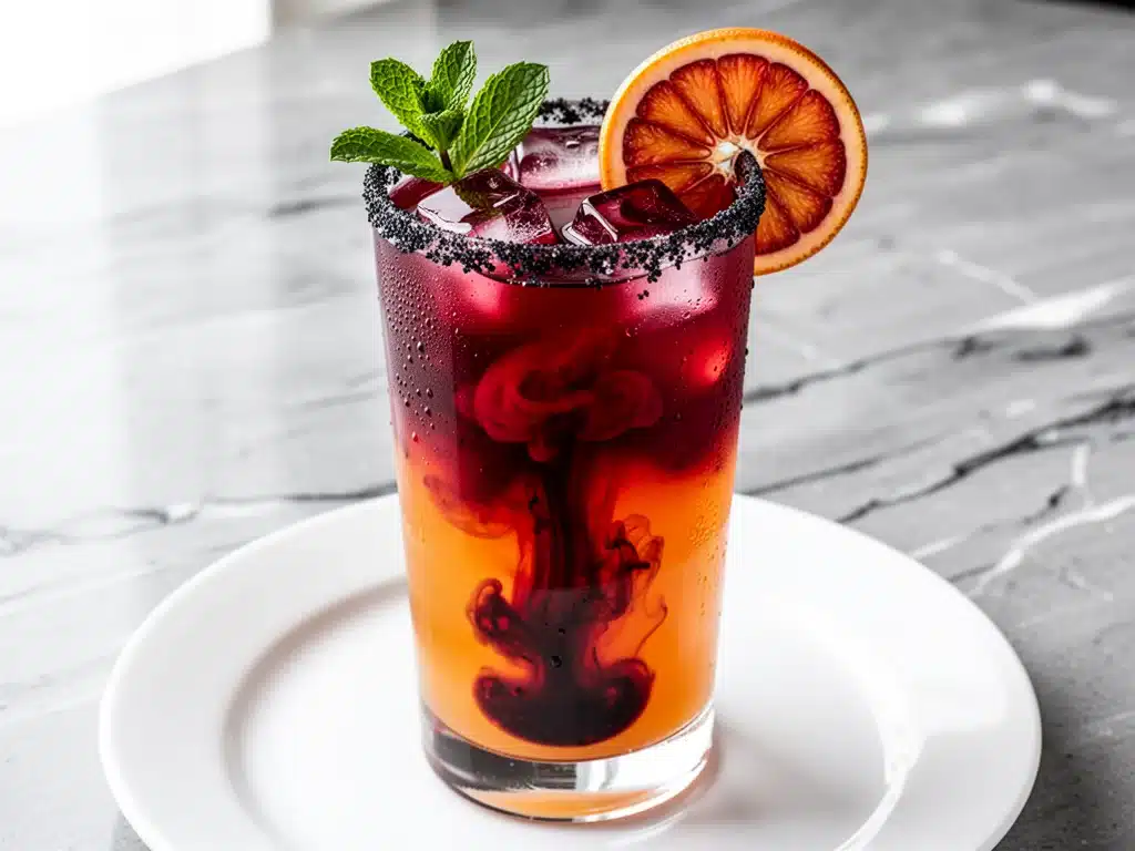 Halloween Blood Orange Vampire Mocktail - featured image