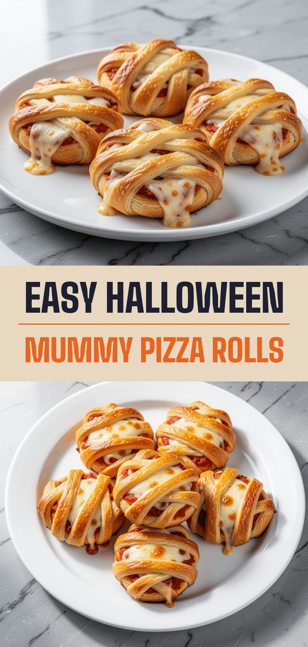 Halloween Mummy Pizza Rolls: Easy No-Bake Treat 5 Halloween Mummy Pizza Rolls recipe