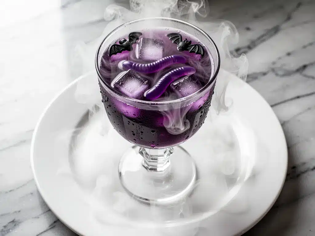 Halloween Purple Witches Brew Punch: Easy Spooky Party Drink 4 Halloween Purple Witches Brew Punch preparation steps