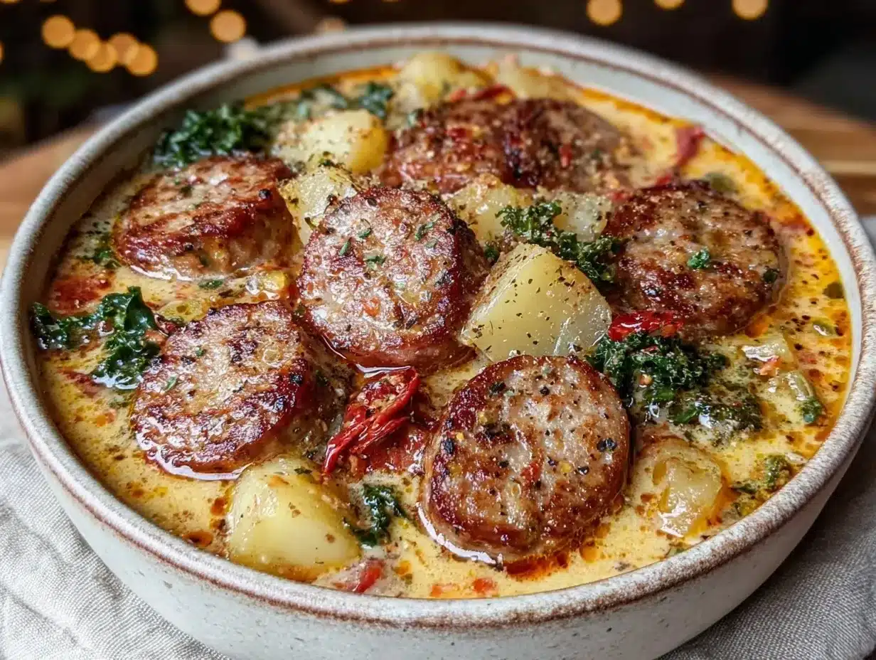 Hearty Zuppa Toscana: The One to Make When You Need Self Care 4 hearty Zuppa Toscana preparation steps