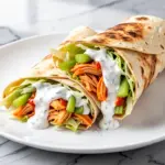 High-Protein Buffalo Chicken Wraps - featured image