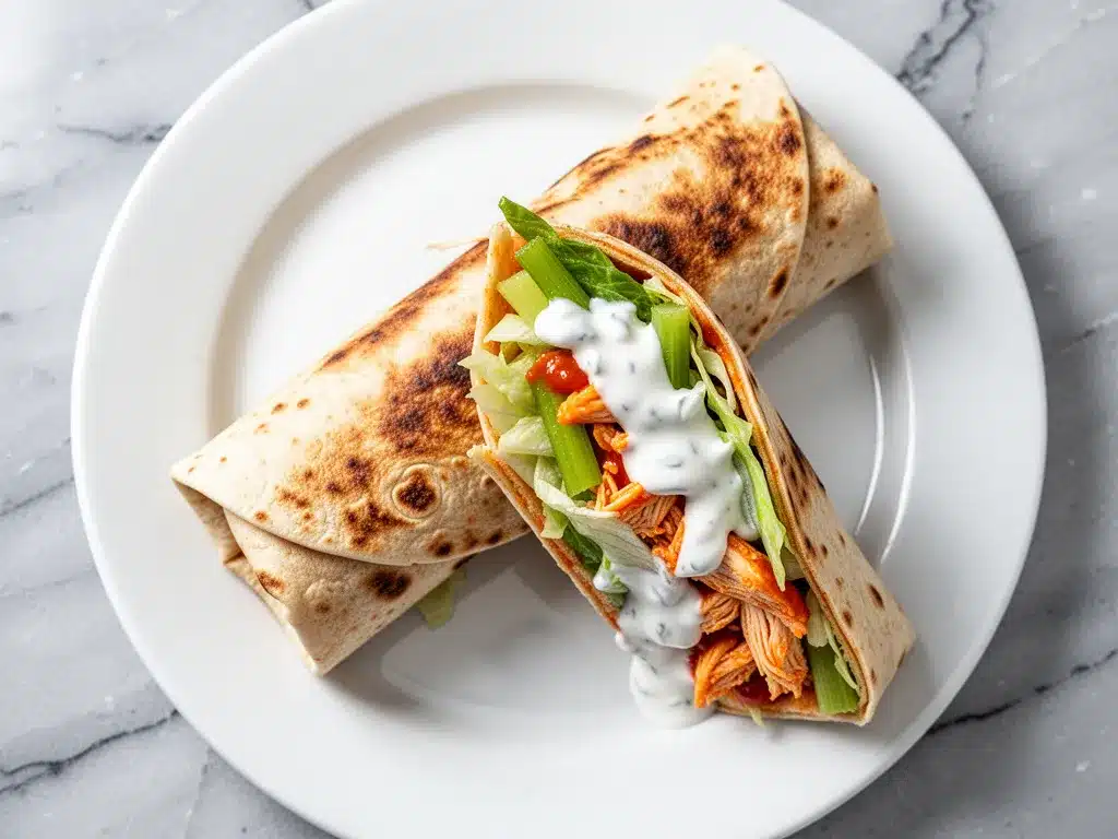 High-Protein Buffalo Chicken Wraps: 5 Easy Weeknight Meals 4 High-Protein Buffalo Chicken Wraps preparation steps
