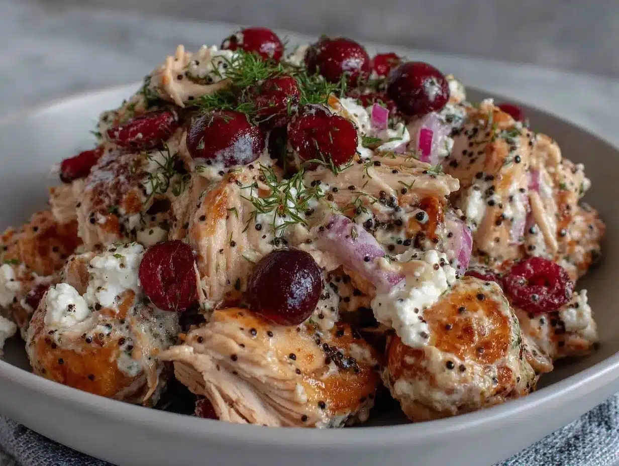 High-Protein Cottage Cheese Chicken Salad with Fresh Dill: My Grandmas Best Recipe 4 high-protein cottage cheese chicken salad with fresh dill preparation steps
