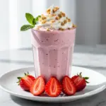 High-Protein Strawberry Cheesecake Smoothie - featured image