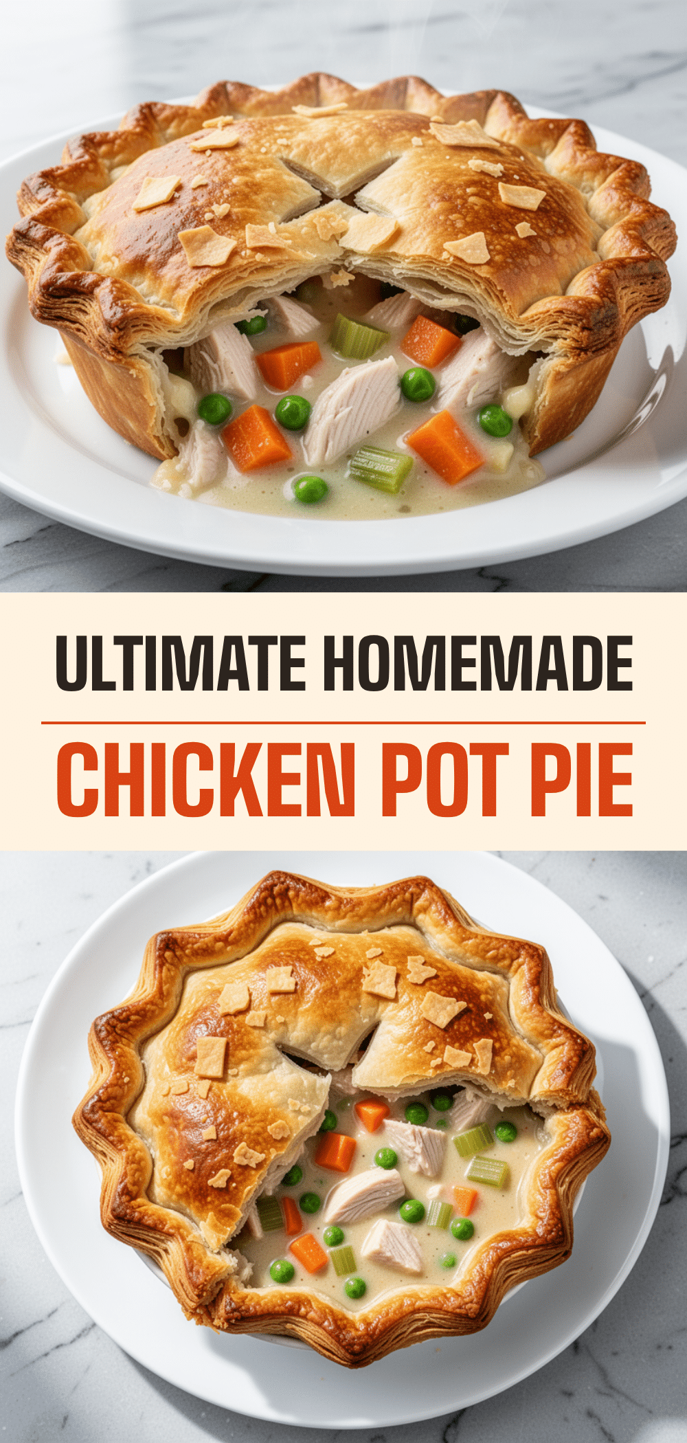 Homemade Chicken Pot Pie: Easy 1-pan Butter Crust 5 homemade chicken pot pie recipe