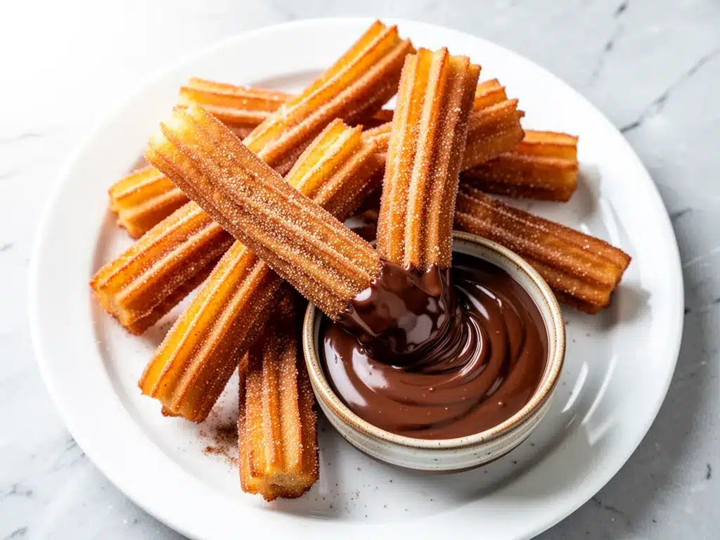 Homemade Cinnamon Sugar Churros: The Best Easy Recipe 4 homemade cinnamon sugar churros preparation steps