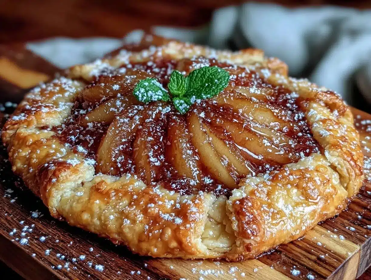 Honey Poached Pear Galette: Easy 30-Minute Flaky Crust 4 honey poached pear galette preparation steps