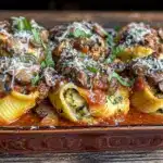 italian sausage stuffed shells - featured image