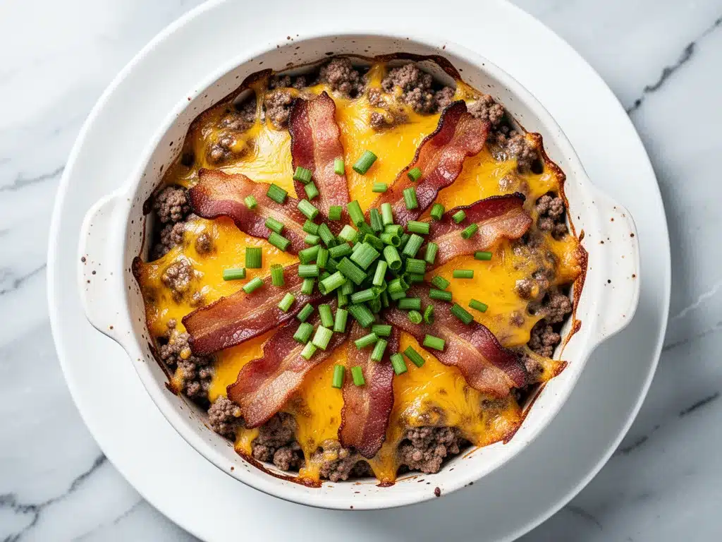 Keto Bacon Cheeseburger Casserole: 15-Minute Weeknight Dinner 4 Keto Bacon Cheeseburger Casserole preparation steps