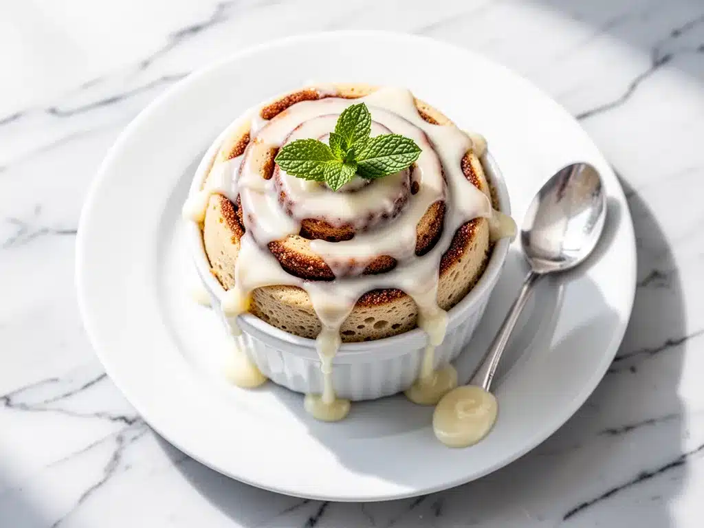 Keto Cinnamon Roll Mug Cake: 5-Min Easy Low Carb Recipe 4 keto cinnamon roll mug cake preparation steps