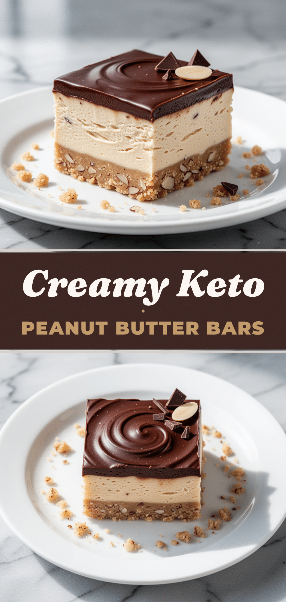 Keto Peanut Butter Chocolate Cheesecake Bars: Easy 4-Ingredient Recipe 5 keto peanut butter chocolate cheesecake bars recipe