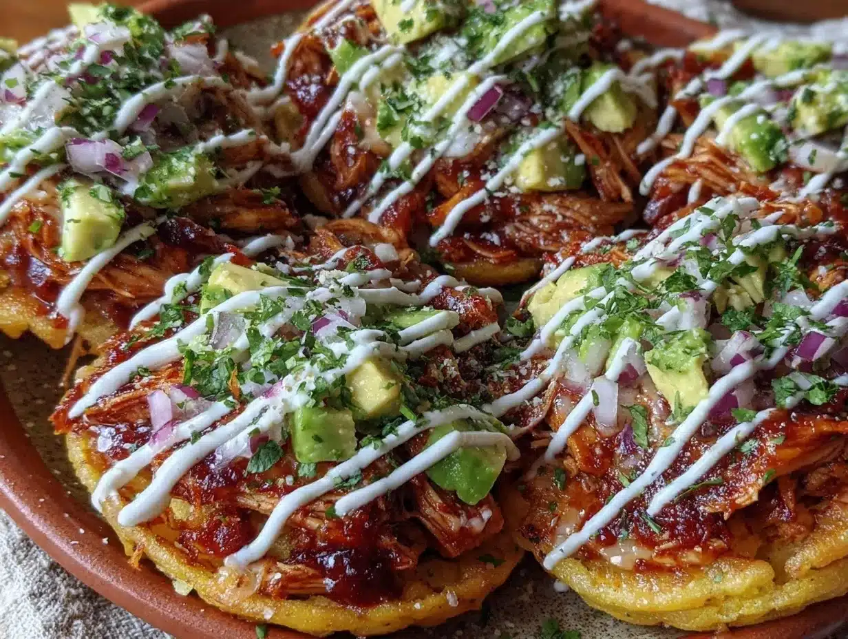 Mexican Chicken Tinga Tostadas: 7 Easy Recipes 4 Mexican Chicken Tinga Tostadas preparation steps